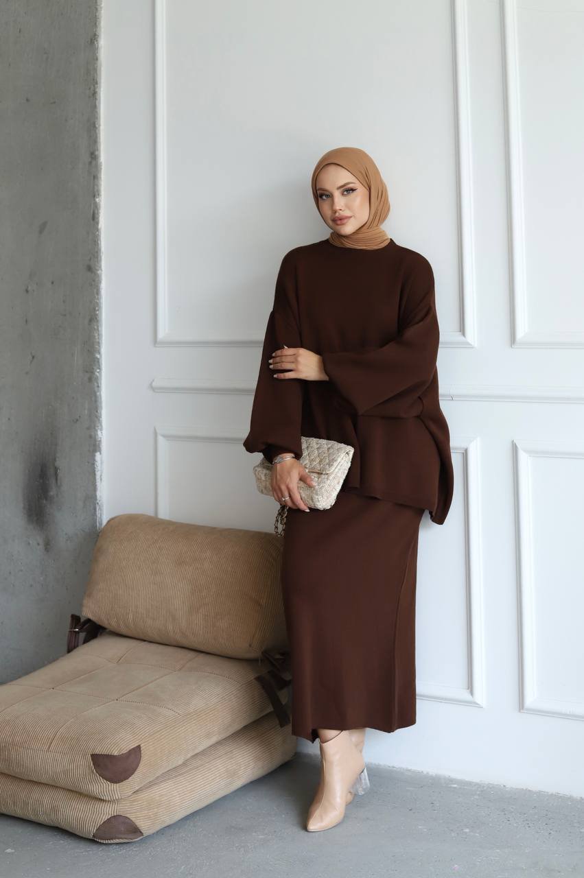 Ensemble Cozy marron