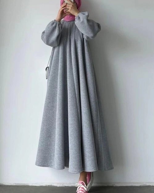 Robe sweat oversize grey