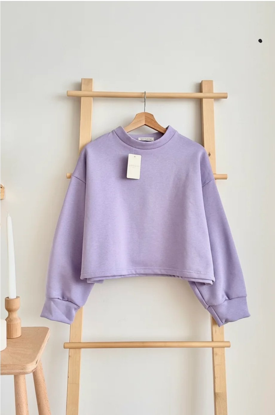 Crop top violet